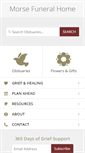Mobile Screenshot of morsefuneralhome.com